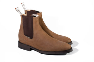 Men's Camel Nubuck Ankle Boot