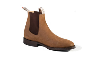 Men's Camel Nubuck Ankle Boot