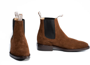 Men's Tobacco Suede Boot | Chelsea Boot for Men