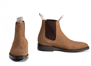 Men's Camel Nubuck Ankle Boot