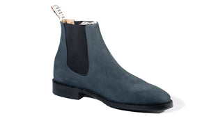 Men's Gray Nubuck Ankle Boot