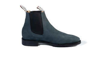 Men's Gray Nubuck Ankle Boot