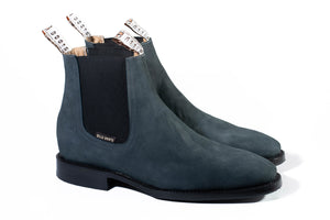 Men's Gray Nubuck Ankle Boot