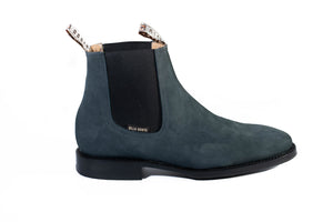 Men's Gray Nubuck Ankle Boot