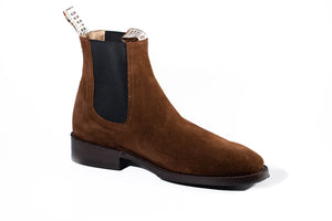 Men's Tobacco Suede Boot | Chelsea Boot for Men